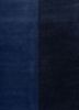 sthir blue wool hand knotted Rug - CloseUp sthir blue wool hand knotted Rug - CloseUp