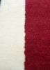 sthir red and orange wool hand knotted Rug - CloseUp