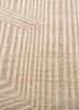 manifest beige and brown wool hand knotted Rug - CloseUp