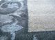 azalea grey and black wool and viscose hand knotted Rug - CloseUp