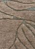 azalea beige and brown wool hand knotted Rug - CloseUp