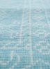 erbe blue polyester hand knotted Rug - CloseUp