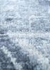 gulmarg blue silk hand knotted Rug - CloseUp
