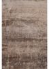 entropy ivory wool and bamboo silk hand knotted Rug - CloseUp