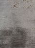 uvenuti grey and black wool and bamboo silk hand knotted Rug - CloseUp