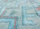 erbe blue wool and bamboo silk hand knotted Rug - CloseUp erbe blue wool and bamboo silk hand knotted Rug - CloseUp