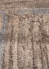aprezo beige and brown wool and bamboo silk hand knotted Rug - CloseUp