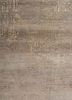 entropy beige and brown wool and bamboo silk hand knotted Rug - CloseUp entropy beige and brown wool and bamboo silk hand knotted Rug - CloseUp