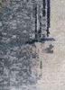 aprezo blue wool and bamboo silk hand knotted Rug - CloseUp