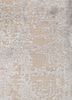 entropy ivory wool and bamboo silk hand knotted Rug - CloseUp entropy ivory wool and bamboo silk hand knotted Rug - CloseUp