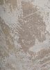 entropy ivory wool and bamboo silk hand knotted Rug - CloseUp