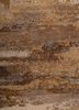 aprezo red and orange wool and bamboo silk hand knotted Rug - CloseUp