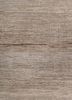 blythe beige and brown afghan wool and jute hand knotted Rug - CloseUp
