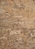entropy beige and brown wool hand knotted Rug - CloseUp