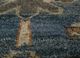 erbe blue wool hand knotted Rug - CloseUp erbe blue wool hand knotted Rug - CloseUp
