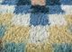 zuri blue afghan wool hand knotted Rug - CloseUp zuri blue afghan wool hand knotted Rug - CloseUp