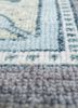 thyme blue wool hand knotted Rug - CloseUp thyme blue wool hand knotted Rug - CloseUp