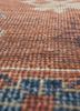 erbe red and orange wool hand knotted Rug - CloseUp erbe red and orange wool hand knotted Rug - CloseUp