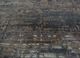 uvenuti grey and black wool hand knotted Rug - CloseUp
