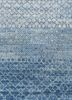 kairos blue wool hand knotted Rug - CloseUp kairos blue wool hand knotted Rug - CloseUp