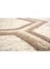 thyme ivory wool hand knotted Rug - CloseUp