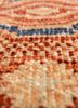erbe blue wool hand knotted Rug - CloseUp erbe blue wool hand knotted Rug - CloseUp