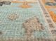 thyme red and orange wool hand knotted Rug - CloseUp thyme red and orange wool hand knotted Rug - CloseUp
