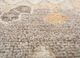 thyme beige and brown wool hand knotted Rug - CloseUp
