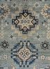 erbe blue wool hand knotted Rug - CloseUp erbe blue wool hand knotted Rug - CloseUp