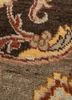 gulnar beige and brown wool hand knotted Rug - CloseUp gulnar beige and brown wool hand knotted Rug - CloseUp