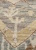 erbe gold afghan wool hand knotted Rug - CloseUp erbe gold afghan wool hand knotted Rug - CloseUp