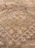 viscaya beige and brown wool hand knotted Rug - CloseUp viscaya beige and brown wool hand knotted Rug - CloseUp