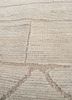 thyme ivory wool hand knotted Rug - CloseUp