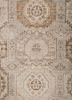 savana ivory wool hand knotted Rug - CloseUp