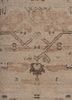 entropy green wool and bamboo silk hand knotted Rug - CloseUp