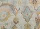 someplace in time ivory afghan wool hand knotted Rug - CloseUp