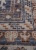 viscaya blue wool hand knotted Rug - CloseUp