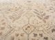 far east beige and brown wool hand knotted Rug - CloseUp