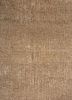 entropy gold wool and silk hand knotted Rug - CloseUp entropy gold wool and silk hand knotted Rug - CloseUp