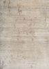 entropy ivory wool and silk hand knotted Rug - CloseUp