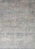 entropy blue wool and silk hand knotted Rug - CloseUp entropy blue wool and silk hand knotted Rug - CloseUp