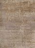 entropy ivory wool and silk hand knotted Rug - CloseUp entropy ivory wool and silk hand knotted Rug - CloseUp