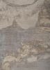 aprezo grey and black wool and silk hand knotted Rug - CloseUp aprezo grey and black wool and silk hand knotted Rug - CloseUp