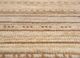 entropy ivory wool and silk hand knotted Rug - CloseUp
