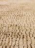 entropy beige and brown wool and silk hand knotted Rug - CloseUp entropy beige and brown wool and silk hand knotted Rug - CloseUp