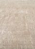 entropy ivory wool and silk hand knotted Rug - CloseUp entropy ivory wool and silk hand knotted Rug - CloseUp