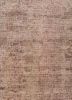 entropy red and orange wool and bamboo silk hand knotted Rug - CloseUp entropy red and orange wool and bamboo silk hand knotted Rug - CloseUp