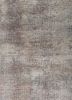entropy grey and black wool and bamboo silk hand knotted Rug - CloseUp entropy grey and black wool and bamboo silk hand knotted Rug - CloseUp
