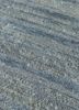 manifest blue wool and silk hand knotted Rug - CloseUp manifest blue wool and silk hand knotted Rug - CloseUp