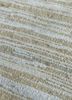 manifest blue wool and silk hand knotted Rug - CloseUp